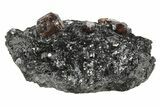 Fluorescent Zircon Crystals in Biotite Schist - Norway #228210-2